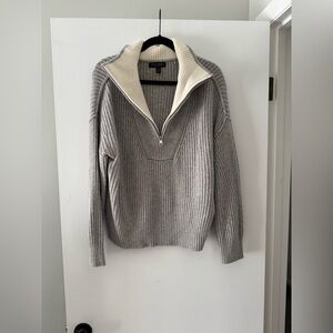 Banana Republic Oversized Half-Zip Sweater